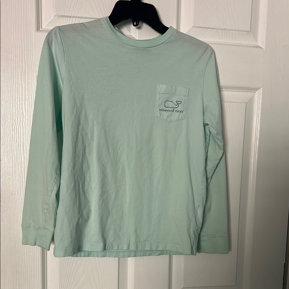 Vineyard Vines Light Green Crew Neck Shirt